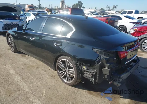 2015 Infiniti Q50 Hybrid Sport из США, поврежденный, VIN JN1AV7AP0FM790852